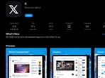 X (previously Twitter) has got new app update on apple App Sttore.(App Store) X (previously Twitter) has got new app update on apple App Sttore.(App Store)