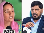 Seema Haider and Ramdas Athawale. Seema Haider and Ramdas Athawale.