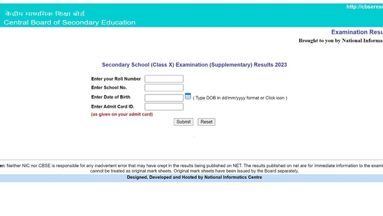 CBSE Class 10th Compartment Result 2023 Live Updates CBSE Class 10th Compartment Result 2023 Live Updates