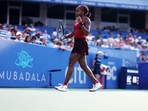 Coco Gauff of the United States celebrates winning a point against Liudmila Samsonova during Day 8 of the Mubadala Citi DC Open at Rock Creek Tennis Center (Getty Images via AFP) Coco Gauff of the United States celebrates winning a point against Liudmila Samsonova during Day 8 of the Mubadala Citi DC Open at Rock Creek Tennis Center (Getty Images via AFP)