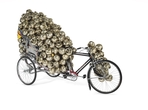 Cheap rice, an installation by Subodh Gupta (The Bihar Museum Biennale) Cheap rice, an installation by Subodh Gupta (The Bihar Museum Biennale)