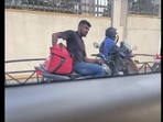 Zomato agent in Bengaluru seen eating food from delivery bag. Zomato agent in Bengaluru seen eating food from delivery bag.