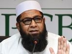 Inzamam-ul-Haq, 53, had earlier held the position of chief selector between 2016 and 2019.(Twitter) Inzamam-ul-Haq, 53, had earlier held the position of chief selector between 2016 and 2019.(Twitter)