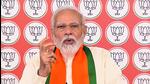 Prime Minister Narendra Modi virtually addressed a Panchayati Raj event held in Haryana’s Surajkund. (PTI Photo) Prime Minister Narendra Modi virtually addressed a Panchayati Raj event held in Haryana’s Surajkund. (PTI Photo)