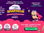 Smartacus 2023 will have 3 rounds: Online Qualifier, National Semi-Final and National Grand Finale. Smartacus 2023 will have 3 rounds: Online Qualifier, National Semi-Final and National Grand Finale.