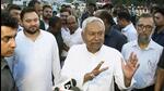 Bihar CM Nitish Kumar in Patna on Monday. (Santosh Kumar/HT) Bihar CM Nitish Kumar in Patna on Monday. (Santosh Kumar/HT)