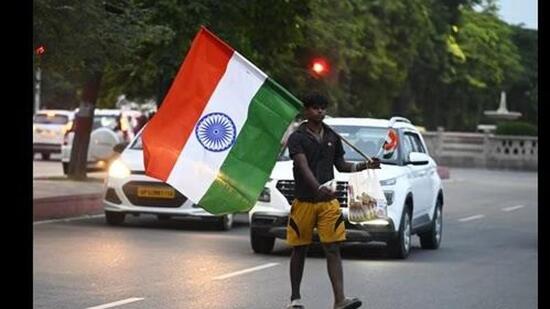 It was between 1904 and 1906 that the first Indian flag came into existence. The flag was first hoisted on August 7, 1906, in the Parsee Bagan Square (in erstwhile Calcutta). (File photo) It was between 1904 and 1906 that the first Indian flag came into existence. The flag was first hoisted on August 7, 1906, in the Parsee Bagan Square (in erstwhile Calcutta). (File photo)