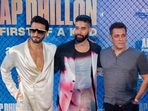 Both Ranveer Singh and Salman Khan joined singer AP Dhillon at the screening of his docu-series AP Dhillon: First of a Kind in Mumbai on Wednesday. It will release on Amazon Prime Video on August 18. Both Ranveer Singh and Salman Khan joined singer AP Dhillon at the screening of his docu-series AP Dhillon: First of a Kind in Mumbai on Wednesday. It will release on Amazon Prime Video on August 18.