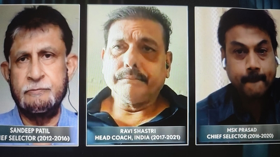 Sandeep Patil, Ravi Shastri and MSK Prasad Sandeep Patil, Ravi Shastri and MSK Prasad
