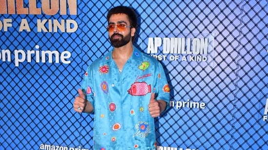 Singer Harrdy Sandhu too showed support for AP Dhillon at the screening of AP Dhillon: First of a Kind. He was seen in the 2022 film Code Name: Tiranga and also unveiled the single Kudiyan Lahore Diyan.