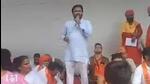 A screengrab from a purported video shared by the Hindu Sena. (HT Photo) A screengrab from a purported video shared by the Hindu Sena. (HT Photo)