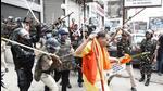 Police personnel lathi-charge BJP workers during their protest march in Patna on Thursday. (HT file) Police personnel lathi-charge BJP workers during their protest march in Patna on Thursday. (HT file)