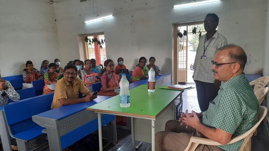 Uttar Pradesh Teacher's Union on Wednesday expressed resentment over the government's order directing schools to remain open in the evening for Chandrayaan 3's live telecasting.(Representational image) Uttar Pradesh Teacher's Union on Wednesday expressed resentment over the government's order directing schools to remain open in the evening for Chandrayaan 3's live telecasting.(Representational image)
