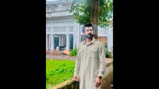 Amit Gaur at Aunty House in Lucknow. Amit Gaur at Aunty House in Lucknow.