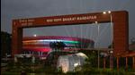 The officials said that the particular sections of the Pragati Maidan tunnel will lead directly to the parking area at Bharat Mandapam and further towards the front porch of the main G20 venue. (Sanchit Khanna/ HT Photo) The officials said that the particular sections of the Pragati Maidan tunnel will lead directly to the parking area at Bharat Mandapam and further towards the front porch of the main G20 venue. (Sanchit Khanna/ HT Photo)