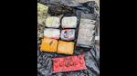 The packets of narcotics and the battery in which they were concealed near the border fence at Dostpur village in Gurdaspur district. (HT Photo) The packets of narcotics and the battery in which they were concealed near the border fence at Dostpur village in Gurdaspur district. (HT Photo)