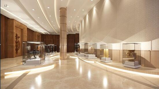 The displays are broadly categorised as Object of Cultural Significance (as a physical display), Iconic Cultural Masterpiece (as a digital display), Intangible Cultural Heritage (as a digital display), Natural Heritage (as a digital display), and an Artefact Related to Democratic Practices (as a physical or digital display), officials familiar with the matter said. (HT Photo) The displays are broadly categorised as Object of Cultural Significance (as a physical display), Iconic Cultural Masterpiece (as a digital display), Intangible Cultural Heritage (as a digital display), Natural Heritage (as a digital display), and an Artefact Related to Democratic Practices (as a physical or digital display), officials familiar with the matter said. (HT Photo)