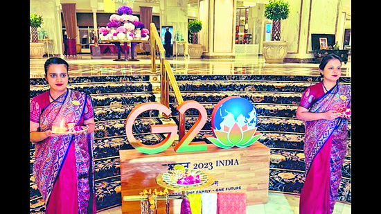 At the Taj Palace New Delhi hotel, guests will be welcomed with a traditional tika and aarti. (Photo: X) At the Taj Palace New Delhi hotel, guests will be welcomed with a traditional tika and aarti. (Photo: X)
