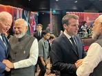 PM Modi with US President BIden and French President Macron during the G-20 summit in Bali in 2022. PM Modi with US President BIden and French President Macron during the G-20 summit in Bali in 2022.