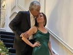 Lawyer Harish Salve and his wife Trina.(Source: X/Twitter)) Lawyer Harish Salve and his wife Trina.(Source: X/Twitter))