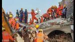 Rescue operation underway after a building in the Fatehpur area collapsed, in Barabanki district, Monday. (PTI Photo) Rescue operation underway after a building in the Fatehpur area collapsed, in Barabanki district, Monday. (PTI Photo)