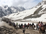 The Shree Machail Mata Yatra has experienced a remarkable surge in attendance this year, with a staggering increase from around 58,000 arrivals in 2022 to 1.94 lakh this year. (Representative image)(HT File ) The Shree Machail Mata Yatra has experienced a remarkable surge in attendance this year, with a staggering increase from around 58,000 arrivals in 2022 to 1.94 lakh this year. (Representative image)(HT File )