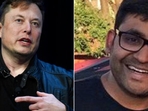 Elon Musk and Parag Agarwal Elon Musk and Parag Agarwal