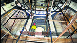 Work at the tomb of Muhammad Quli Khan was recently done, including repairing a fresco on the ceiling. (Raj K Raj/HT Photo) Work at the tomb of Muhammad Quli Khan was recently done, including repairing a fresco on the ceiling. (Raj K Raj/HT Photo)