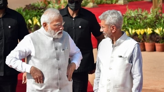 PM Narendra Modi with External Affairs MInister S Jaishankar PM Narendra Modi with External Affairs MInister S Jaishankar