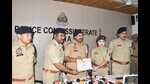DDMS app launched at Reserve Police Lines of Agra. (HT PHOTO) DDMS app launched at Reserve Police Lines of Agra. (HT PHOTO)