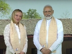 Prime Minister Narendra Modi with Italian counterpart Giorgia Meloni. Prime Minister Narendra Modi with Italian counterpart Giorgia Meloni.