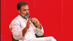 Rahul Gandhi during an interaction with students and faculty at Sciences PO University, in Paris, France, on Sunday. (PTI) Rahul Gandhi during an interaction with students and faculty at Sciences PO University, in Paris, France, on Sunday. (PTI)