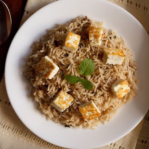 Paneer Pulao recipe (Pinterest) Paneer Pulao recipe (Pinterest)
