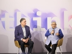 (Right) Sandip Patel, IBM's managing director India/South Asia with Paul Burton, general manager, Asia Pacific, IBM, at the Think 2023 in Mumbai.(IBM) (Right) Sandip Patel, IBM's managing director India/South Asia with Paul Burton, general manager, Asia Pacific, IBM, at the Think 2023 in Mumbai.(IBM)