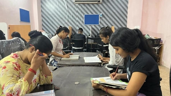 Officials said that the library caters to students aspiring to clear competitive exams. (HT Photo) Officials said that the library caters to students aspiring to clear competitive exams. (HT Photo)