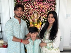 Arjun Bijlani celebrates Ganesh Chaturthi on a grand scale every year with son Ayaan. Arjun Bijlani celebrates Ganesh Chaturthi on a grand scale every year with son Ayaan.
