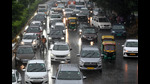 The traffic police have advised commuters to avoid this route and take Noida’s internal routes to travel to Delhi, Ghaziabad, Meerut, Agra and Lucknow. (Sunil Ghosh/HT Photo) The traffic police have advised commuters to avoid this route and take Noida’s internal routes to travel to Delhi, Ghaziabad, Meerut, Agra and Lucknow. (Sunil Ghosh/HT Photo)
