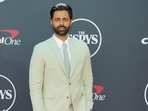 Hasan Minhaj at the ESPY awards on July 12, 2023, at the Dolby Theatre in Los Angeles, USA. (Chris Pizzello/Invision/AP) Hasan Minhaj at the ESPY awards on July 12, 2023, at the Dolby Theatre in Los Angeles, USA. (Chris Pizzello/Invision/AP)