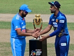 India's captain Rohit Sharma (L) and Sri Lanka's captain Dasun Shanaka shake hands after the toss (AFP) India's captain Rohit Sharma (L) and Sri Lanka's captain Dasun Shanaka shake hands after the toss (AFP)