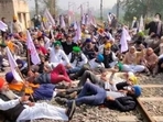 The ‘rail roko’ will take place at 12 places in Punjab including Moga, Hoshiarpur, Gurdaspur, Jalandhar, Tarn Taran, Sangrur, Patiala, Ferozepur, Bathinda, and Amritsar. (File) The ‘rail roko’ will take place at 12 places in Punjab including Moga, Hoshiarpur, Gurdaspur, Jalandhar, Tarn Taran, Sangrur, Patiala, Ferozepur, Bathinda, and Amritsar. (File)