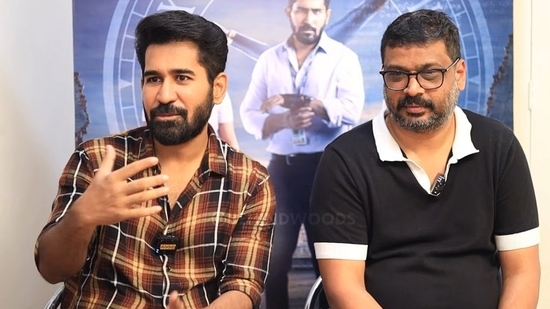 Vijay Antony is back at work and giving interviews about his movie. Vijay Antony is back at work and giving interviews about his movie.