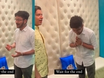 Shaan enjoying this man’s rendition of the song Chand Sifarish from the film Fanaa. (Instagram/@hriday_kashyap__) Shaan enjoying this man’s rendition of the song Chand Sifarish from the film Fanaa. (Instagram/@hriday_kashyap__)