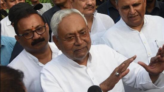 Bihar chief minister Nitish Kumar said the government will take all communities along. Bihar chief minister Nitish Kumar said the government will take all communities along.