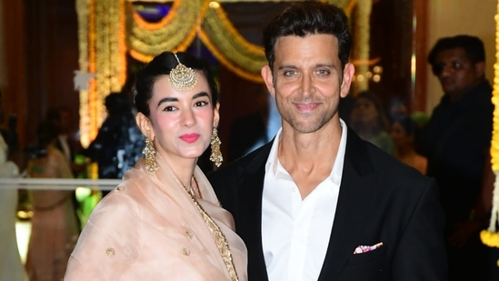 Saba Azad and Hrithik Roshan attended Madhu Mantena's reception in Mumbai together. (File Photo) Saba Azad and Hrithik Roshan attended Madhu Mantena's reception in Mumbai together. (File Photo)