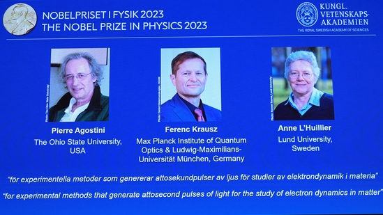 Nobel Prize in Physics.(via REUTERS)
