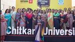 Participants during the CBSE exposure visit hosted by Chitkara University. (HT Photo) Participants during the CBSE exposure visit hosted by Chitkara University. (HT Photo)