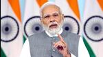This was PM Modi’s third visit to Rajasthan in the last 11 days. (ANI photo) This was PM Modi’s third visit to Rajasthan in the last 11 days. (ANI photo)