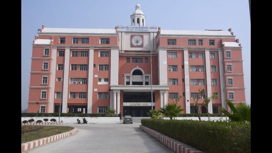 PRSU campus in Prayagraj. (HT)