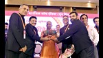 Chief minister Yogi Adityanath the two-day National Sindhi Convention organised by Sindhi Council of India in Lucknow on Sunday. (HT ) Chief minister Yogi Adityanath the two-day National Sindhi Convention organised by Sindhi Council of India in Lucknow on Sunday. (HT )
