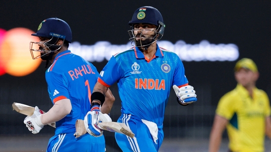 India's KL Rahul and Virat Kohli (REUTERS)